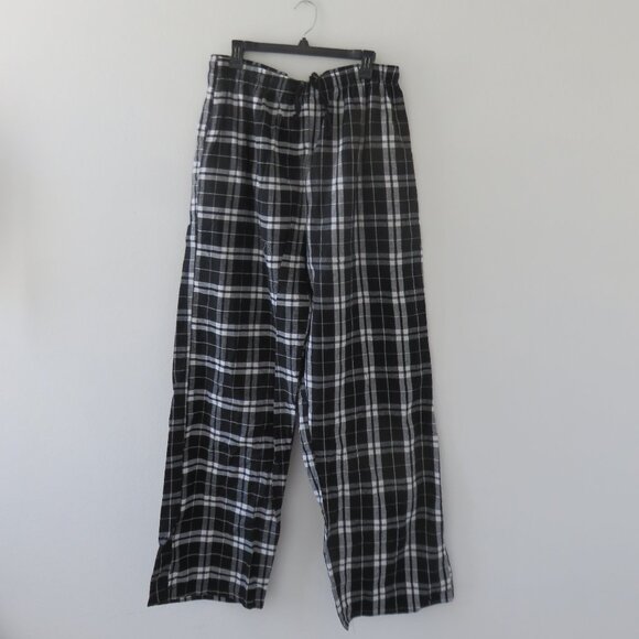 zynotti Other - (#P-1) Zynotti Unisex Black and White Plaid Flannel Pajama Pants Size XXXL